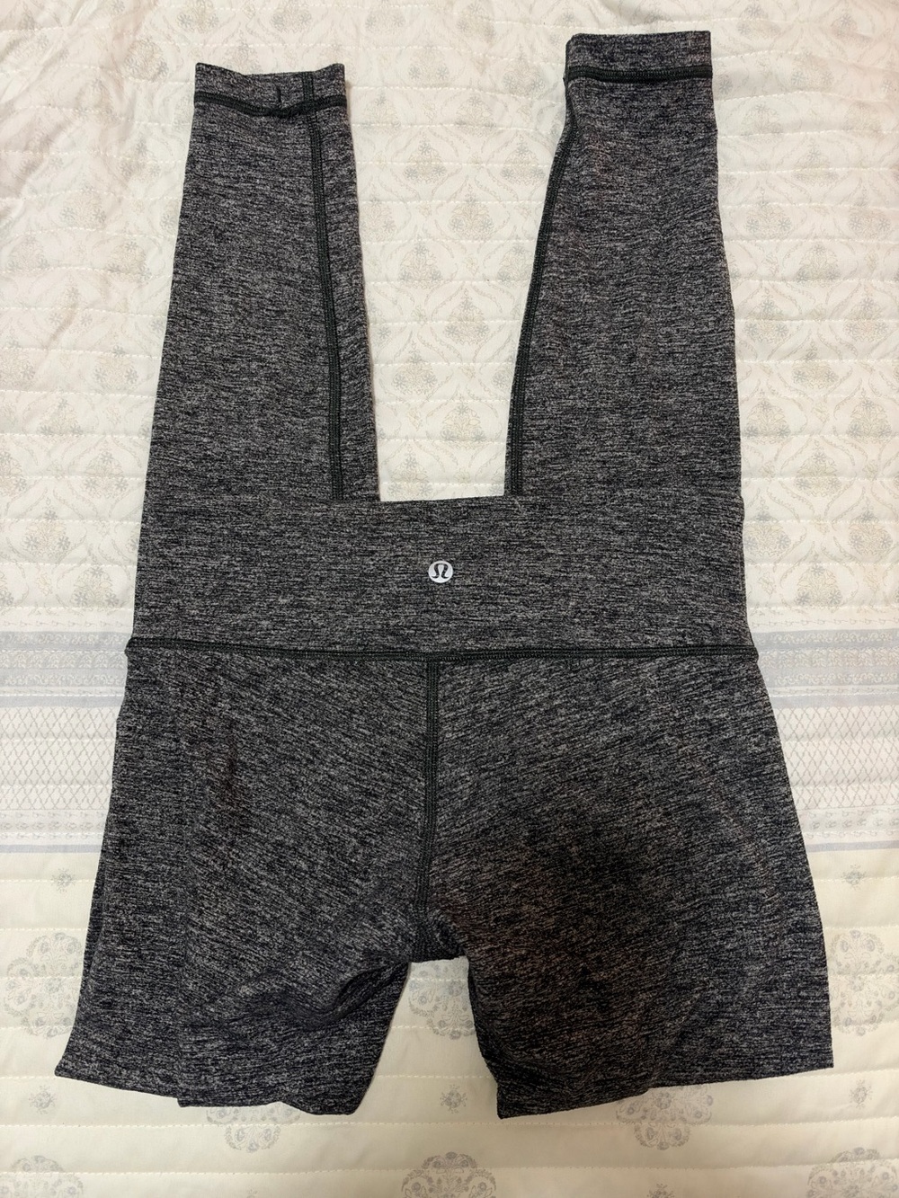 Lululemon Align Low Rise Heather Dark Gray Leggings - Size 4 - Picture 2 of 5
